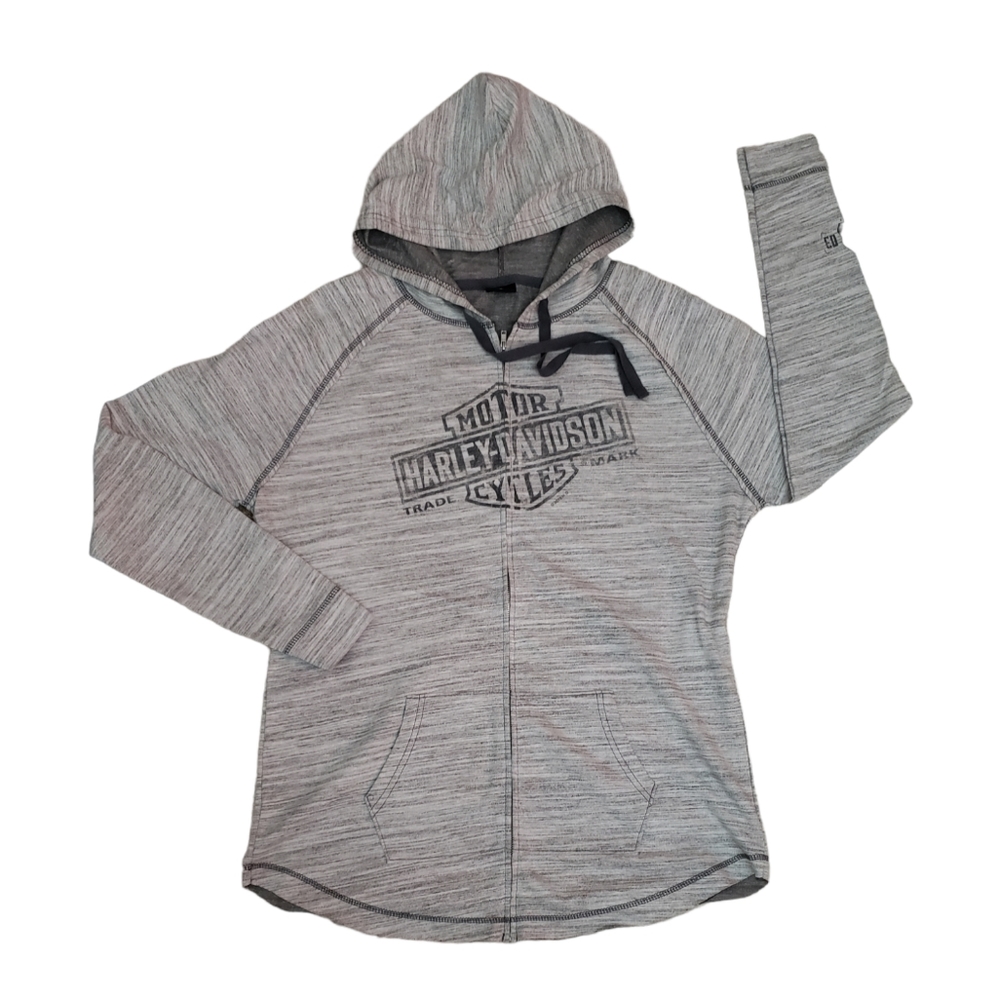 HARLEY DAVIDSON Trevor Deeley Motorcycles Zip Up Hoodie Vancouver BC
